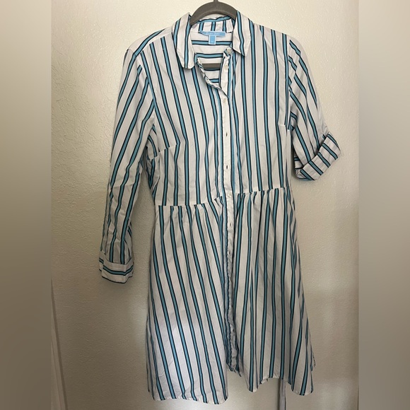 Draper James Stripe Shirtdress 10 - Picture 5 of 9